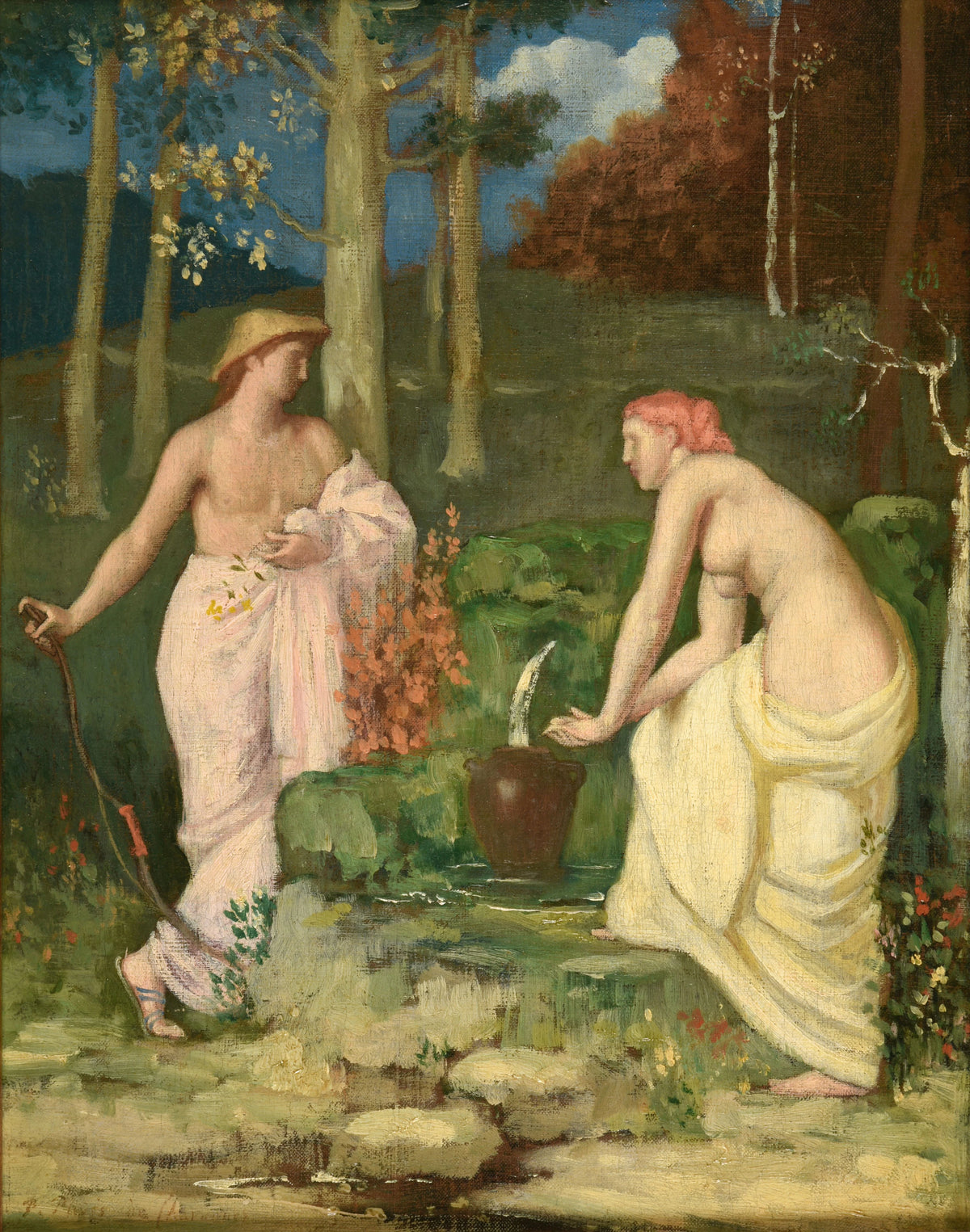 Puvis de Chavannes - La Source (1869)