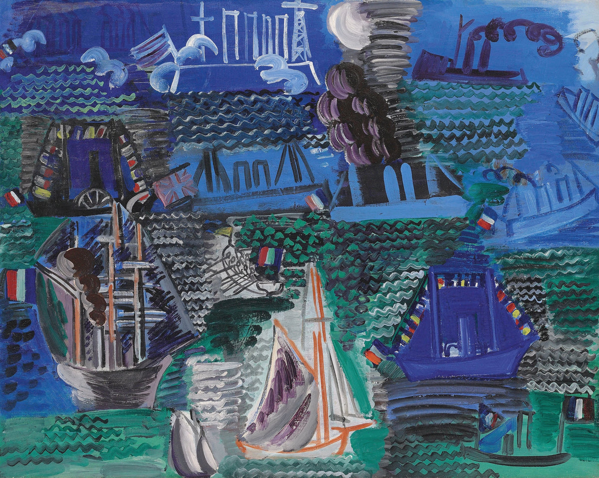 Raoul Dufy - Bateaux (circa 1930)