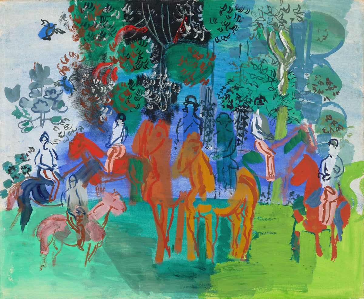 Raoul Dufy - Cavaliers sous bois (1932)