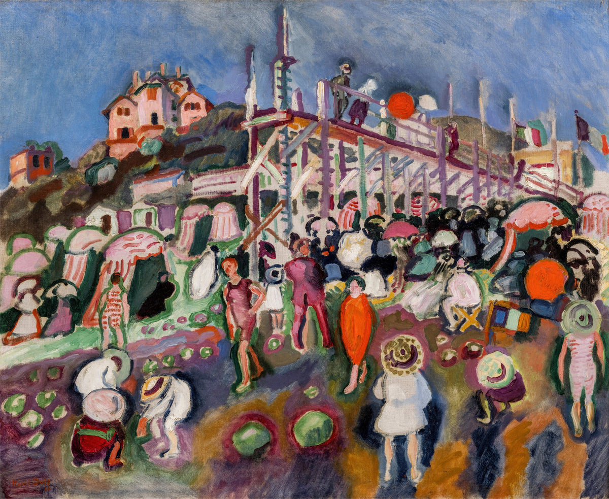 Raoul Dufy - L'Estacade à Sainte-Adresse (1906)
