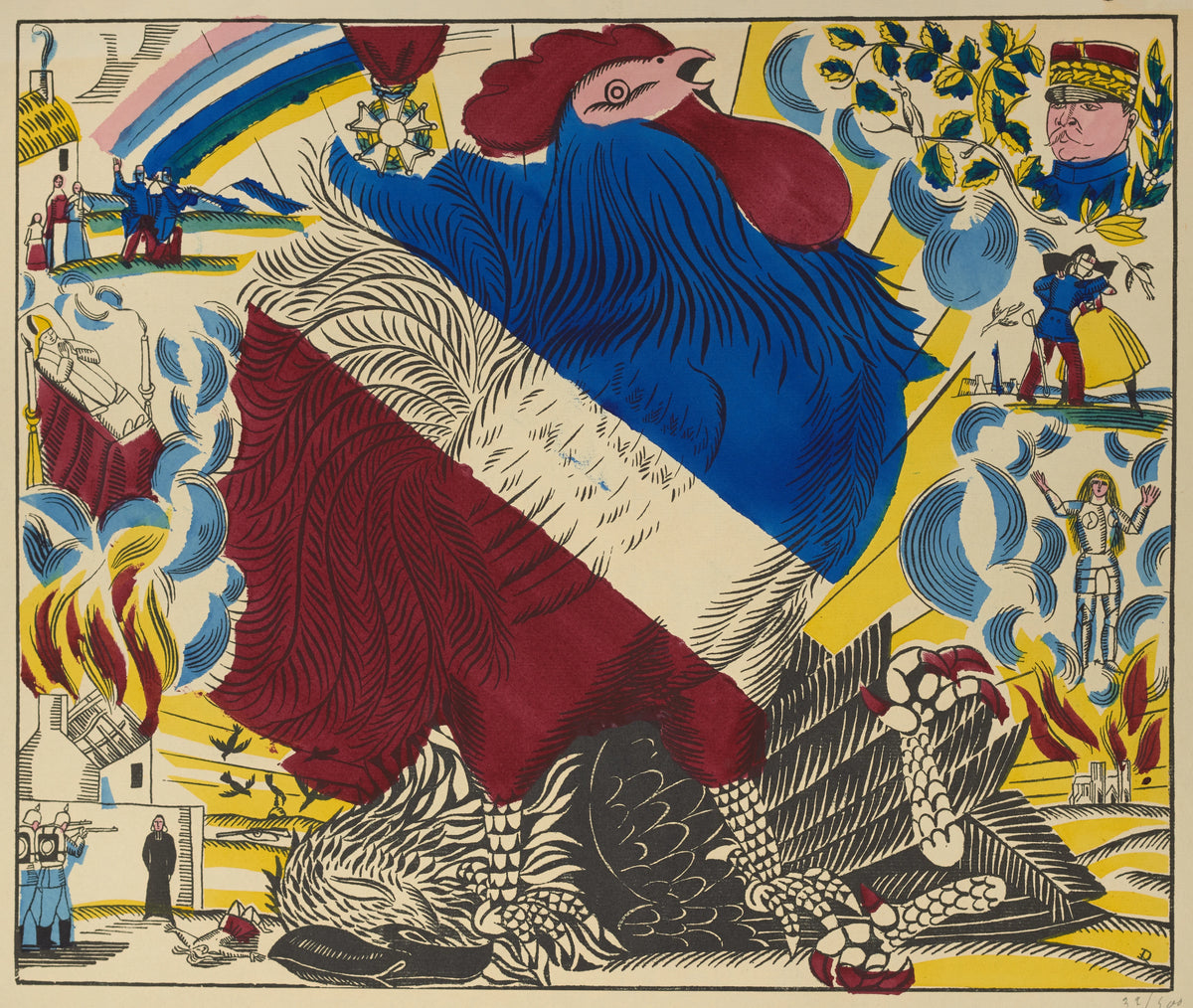 Raoul Dufy - La fin de la Grande Guerre (The end of the Great War) (1918)