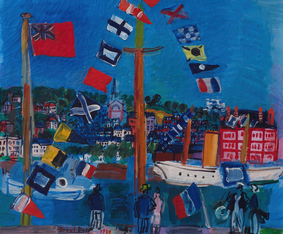 Raoul Dufy - Le bassin à Deauville (1929)