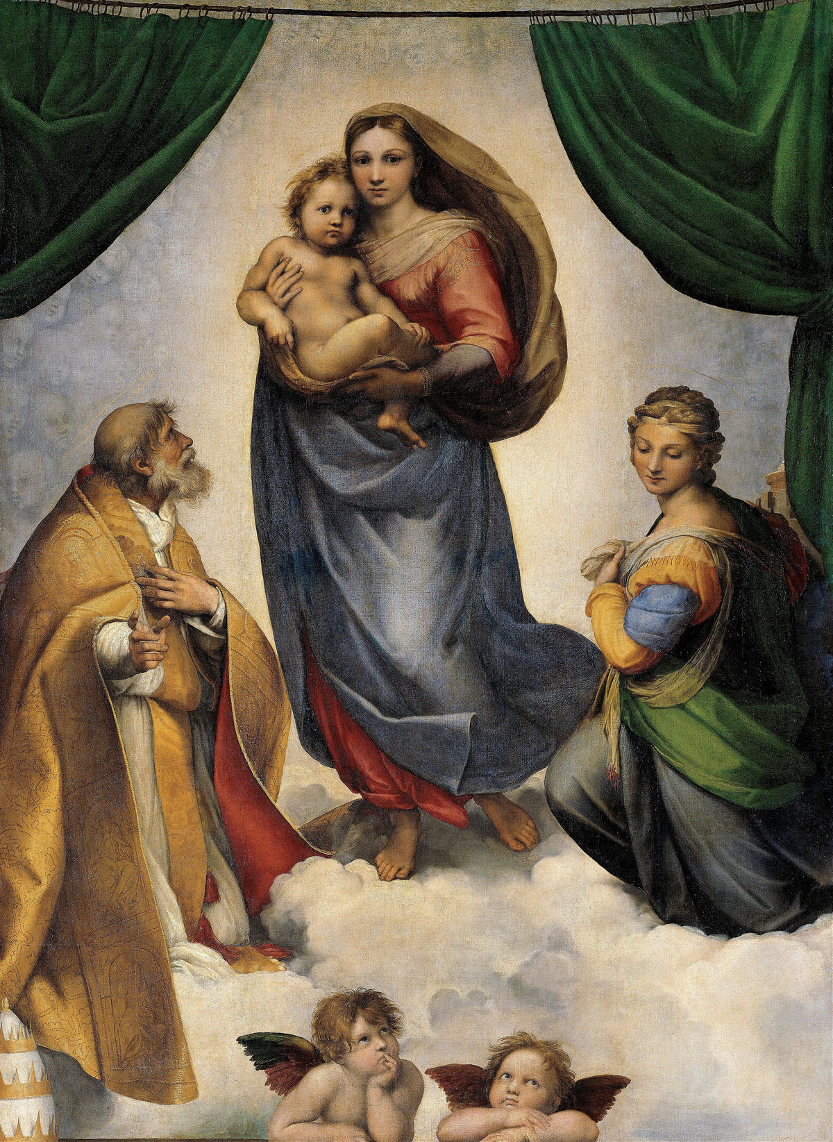 Raphael - The Sistine Madonna (between 1512 and 1513)