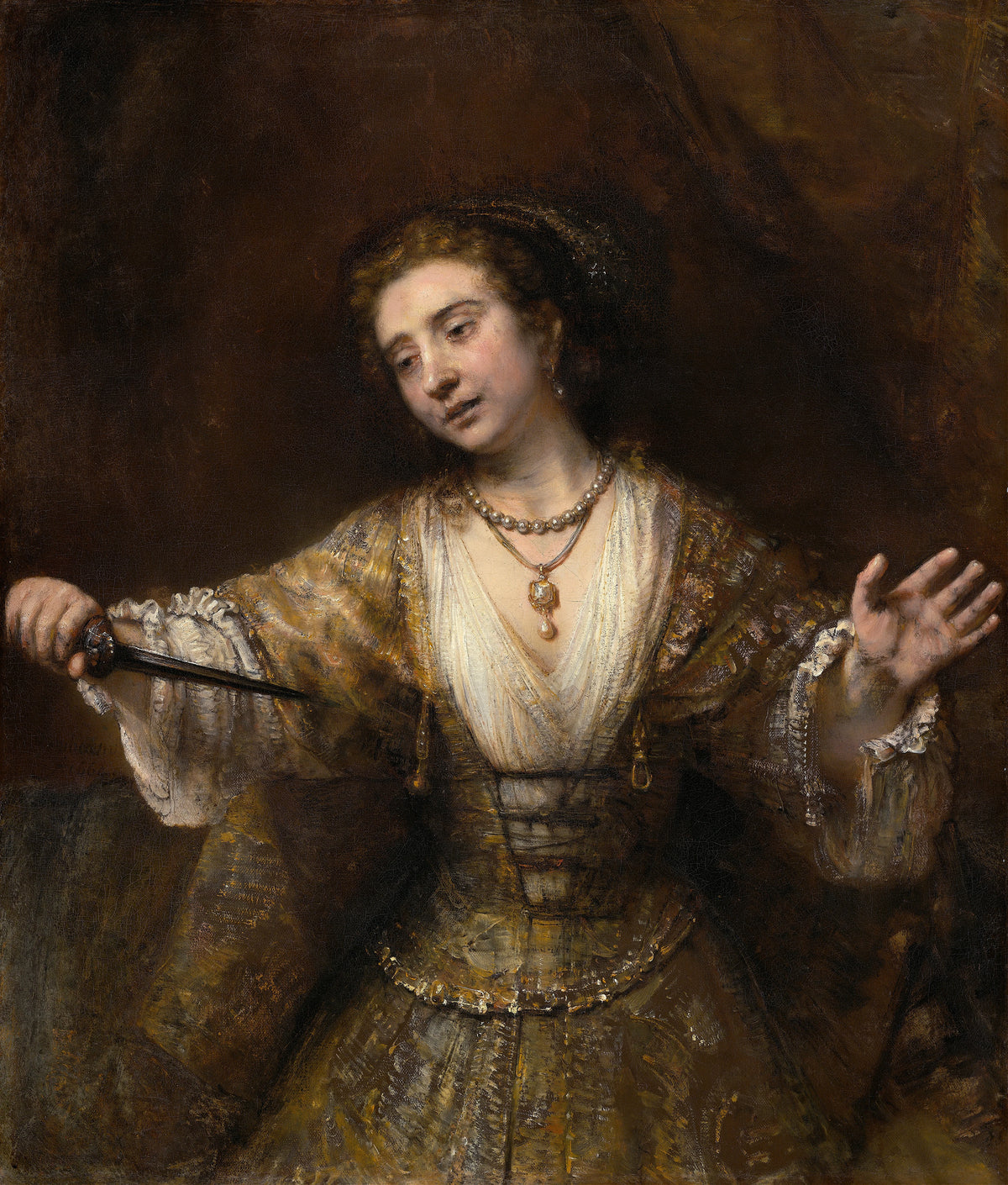 Rembrandt van Rijn - Lucretia (1664)