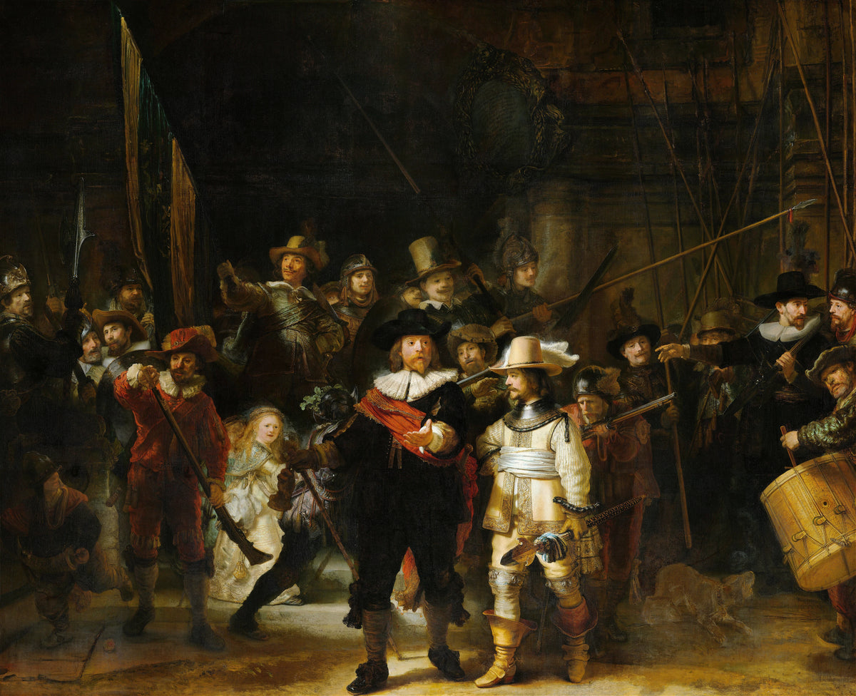Rembrandt van Rijn - Night Watch, Militia Company of District II under the Command of Captain Frans Banninck Cocq (1642)