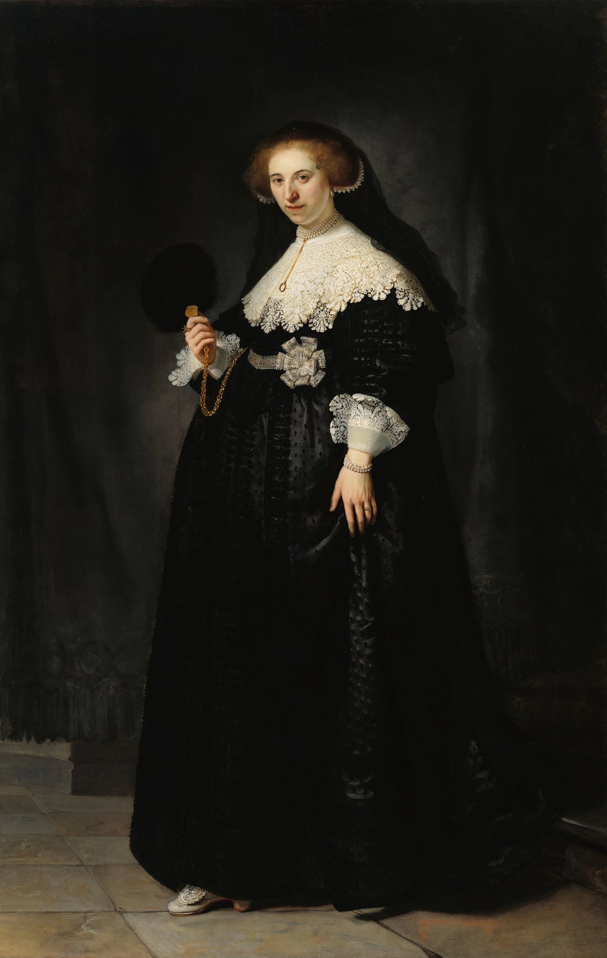 Rembrandt van Rijn - Oopjen Coppit (circa 1634)