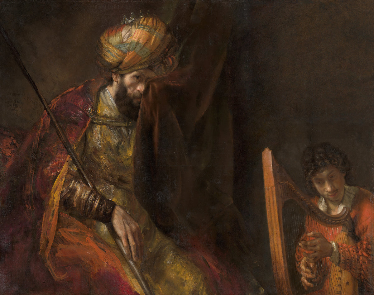 Rembrandt van Rijn - Saul and David (circa 1651-1654)