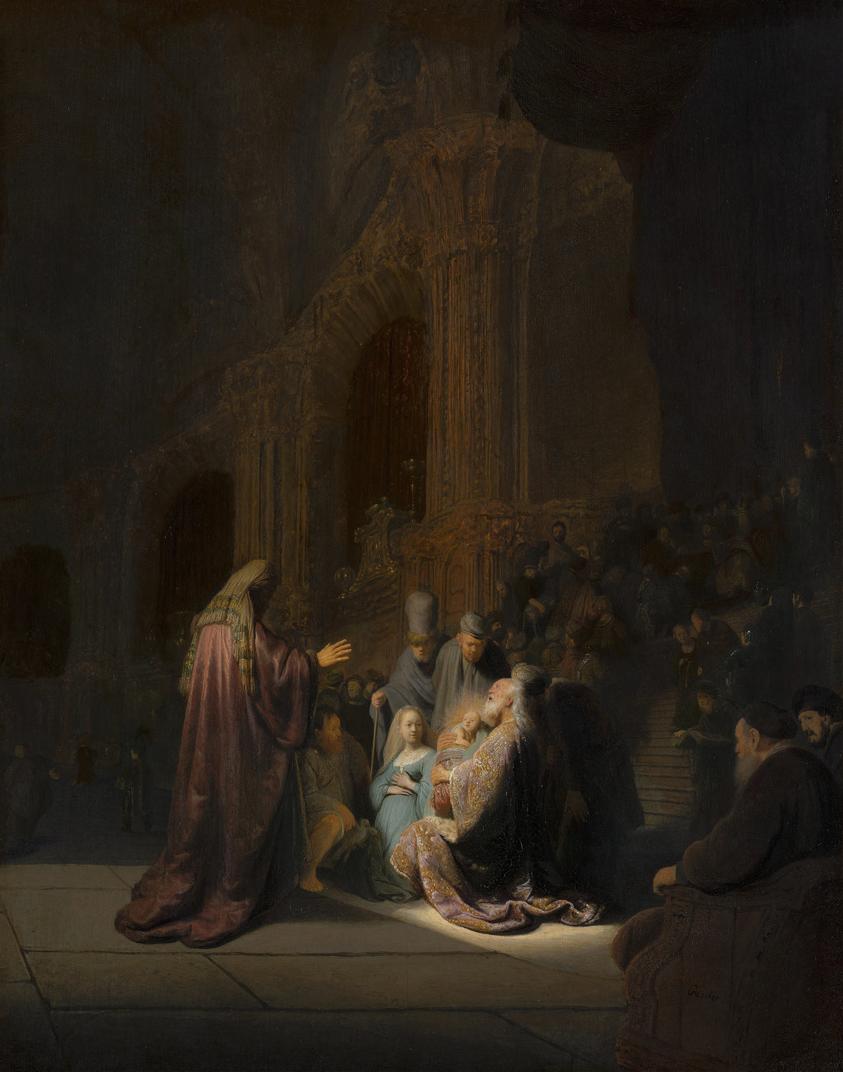 Rembrandt van Rijn - Simeon's Song of Praise (1631)