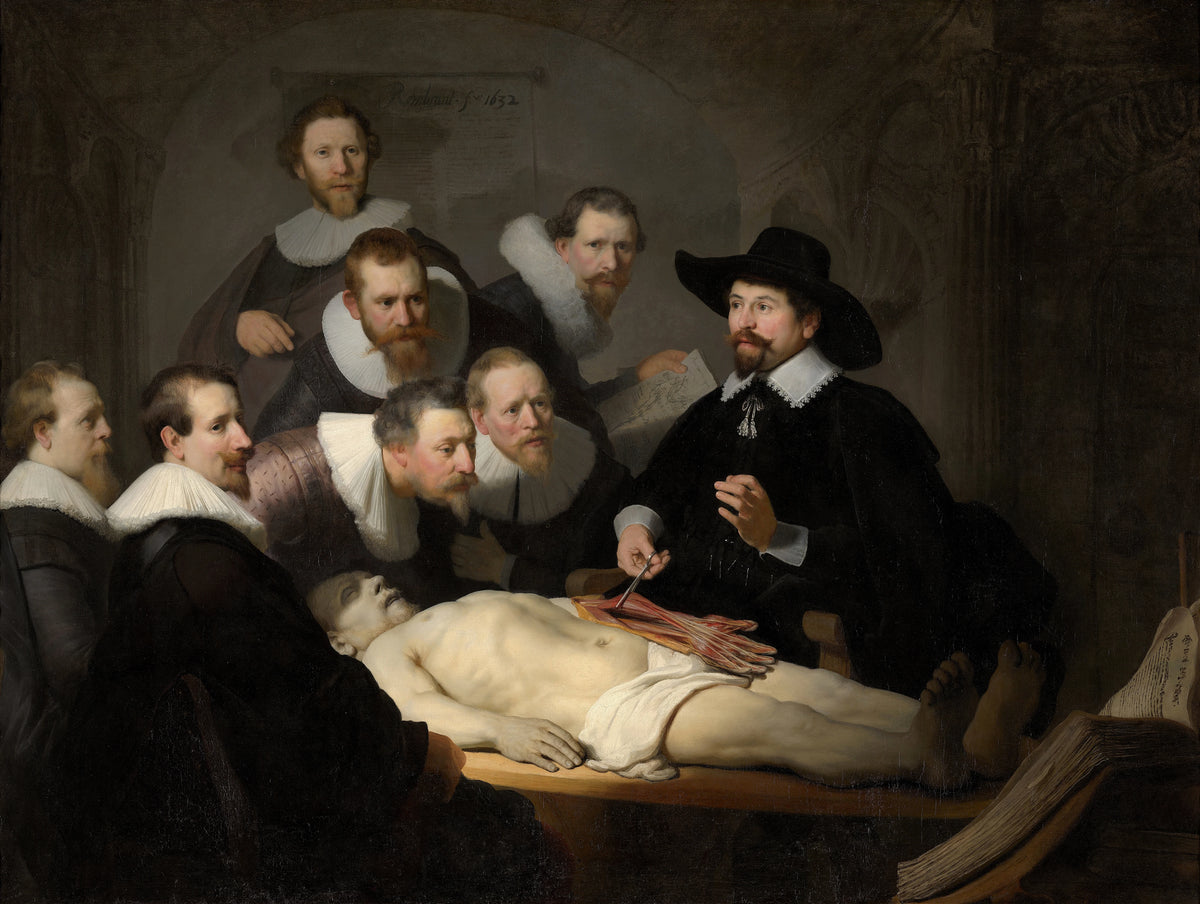 Rembrandt van Rijn - The Anatomy Lesson of Dr Nicolaes Tulp (1632)