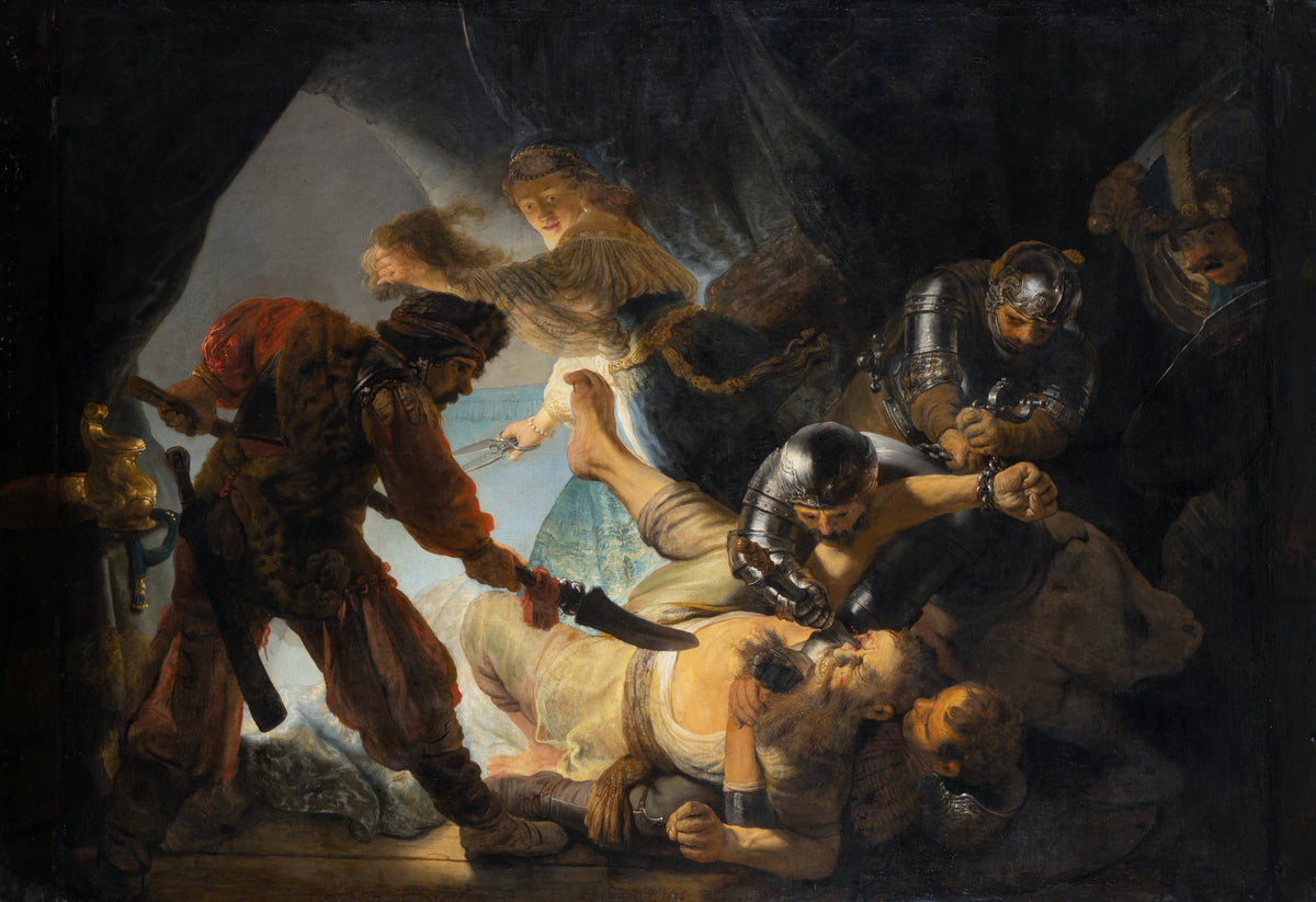 Rembrandt van Rijn - The Blinding of Samson (1636)