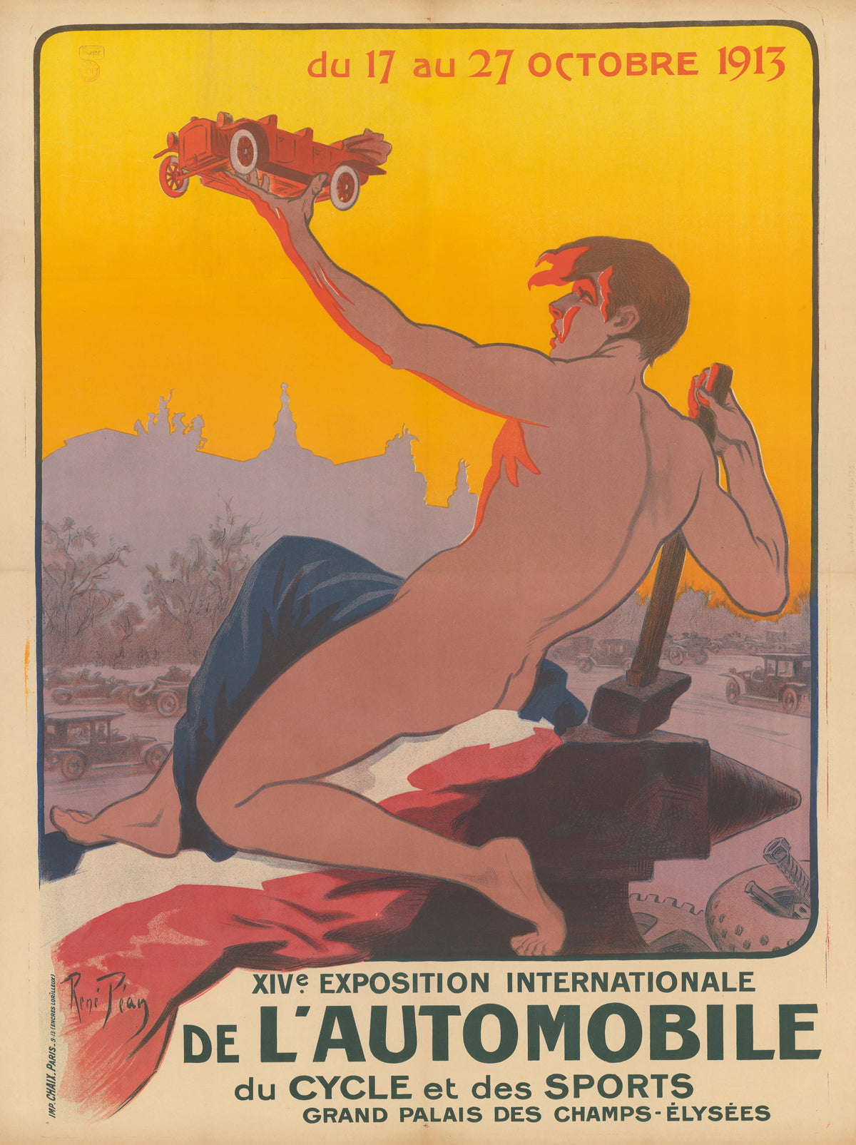 René Péan - Du 17 au 27 octobre 1913. XIV° Exposition internationale de l'automobile du cycle et des sports (1913)