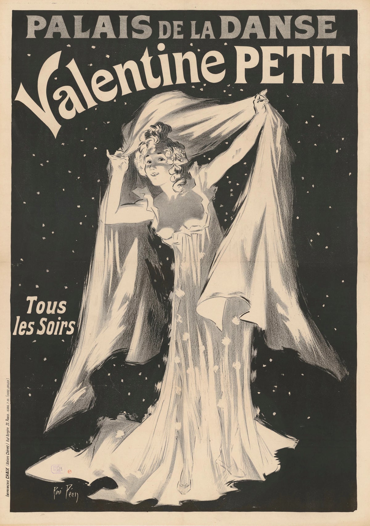 René Péan - Palais de la danse. Valentine Petit. Tous les soirs (1900)