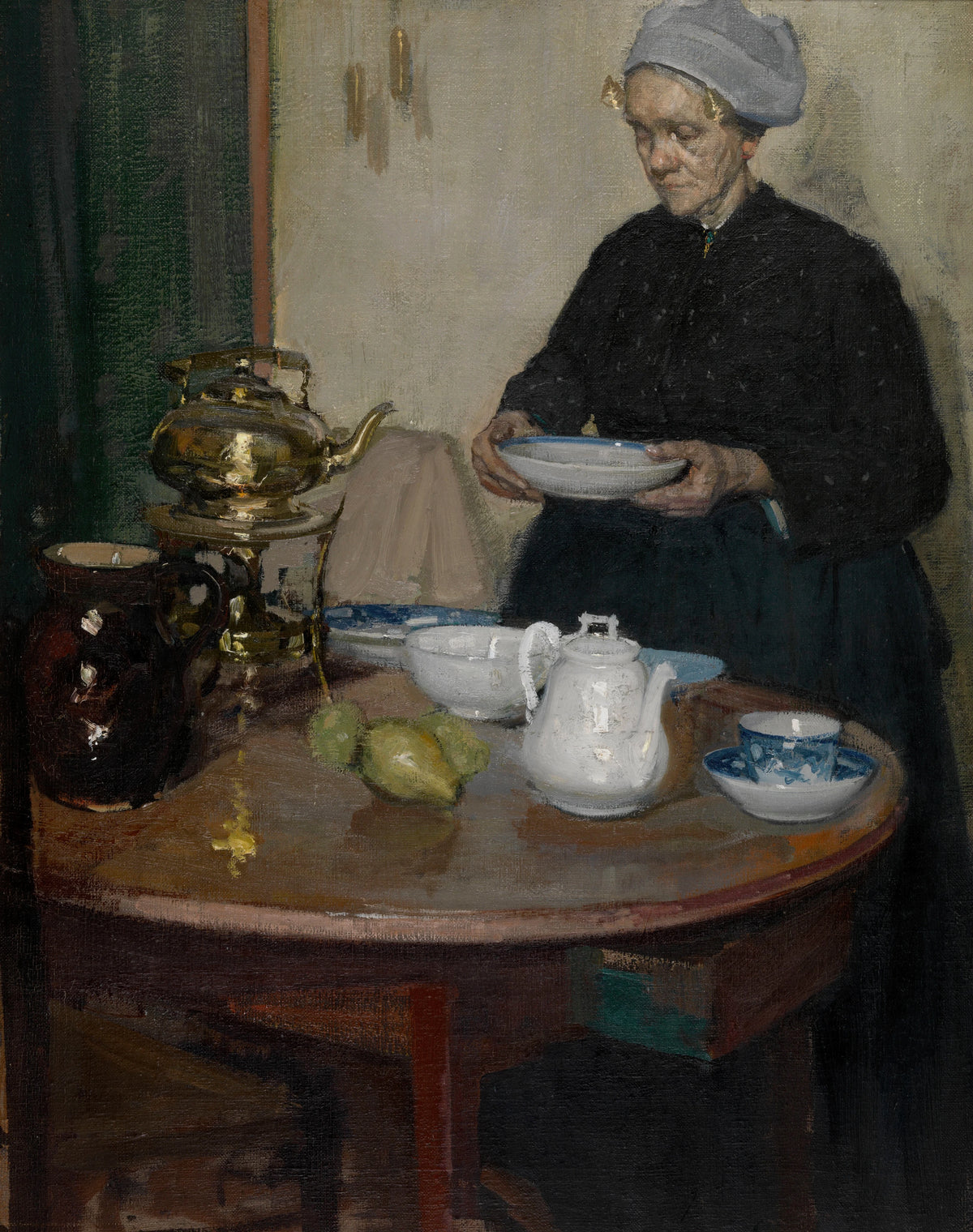 Richard E. Miller - Woman at the Coffee Table