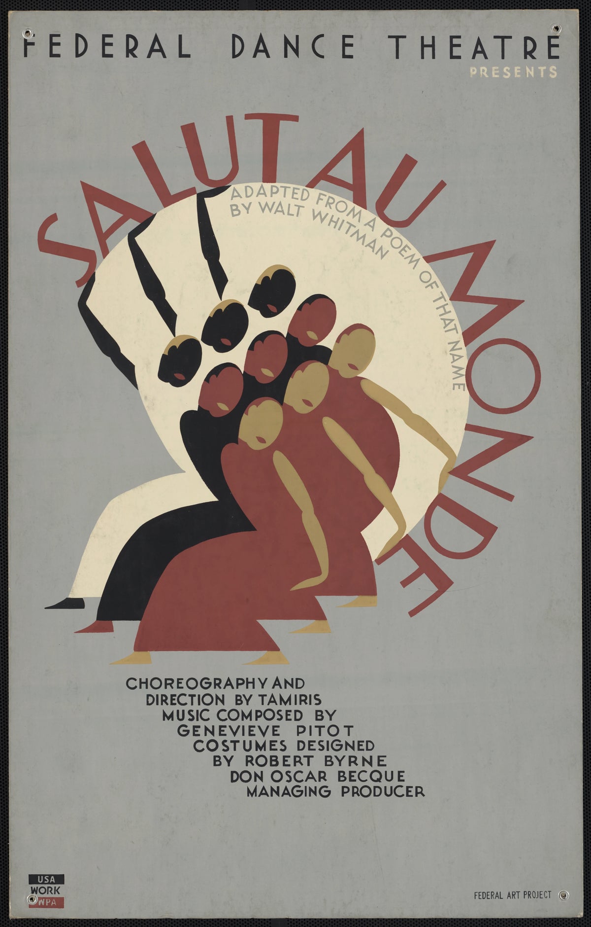 Richard Halls - Federal Dance Theatre presents Salut au monde (1936)