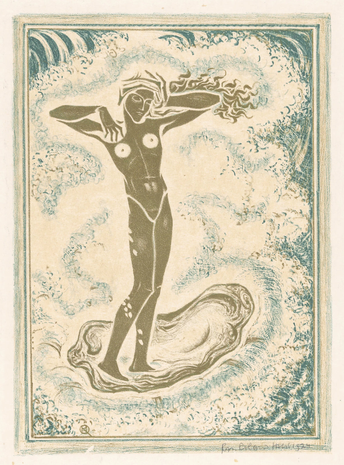Richard Nicolaüs Roland Holst - Geboorte van Venus (1924)