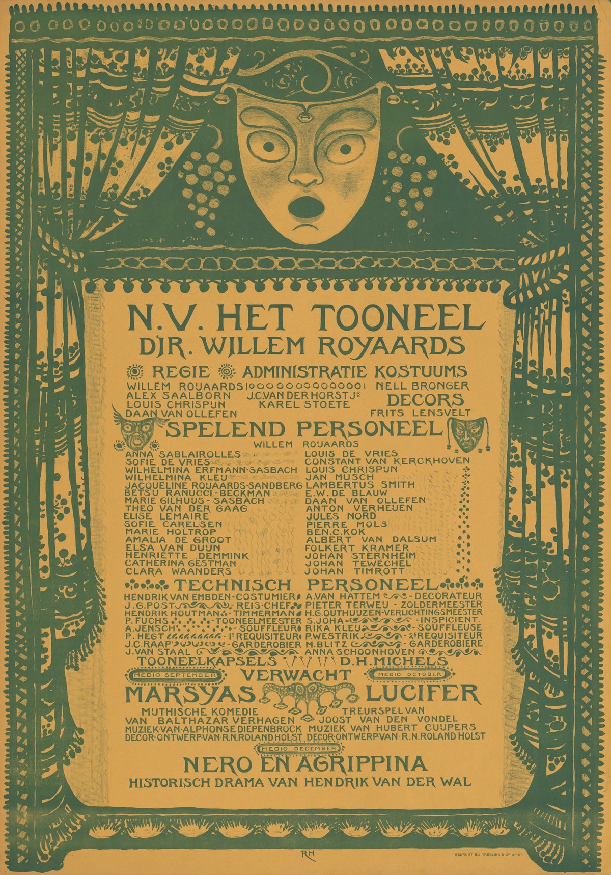 Richard Nicolaüs Roland Holst - N.V. Het Tonneel (1910)