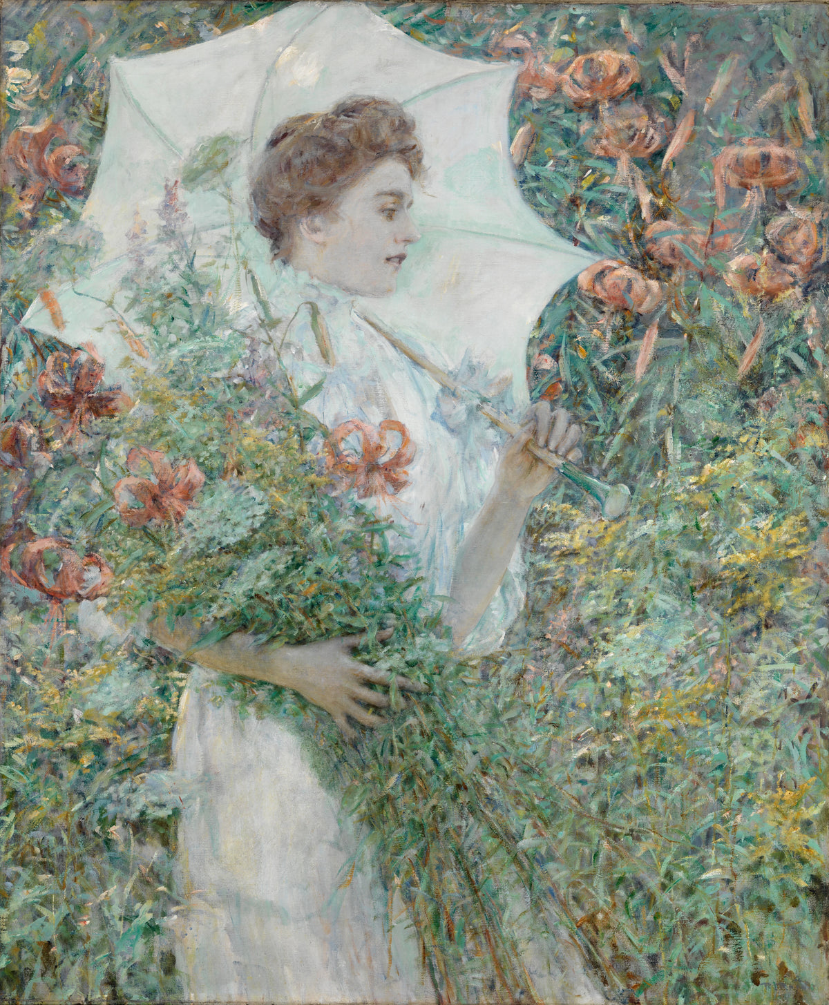 Robert Reid - The White Parasol (circa 1907)