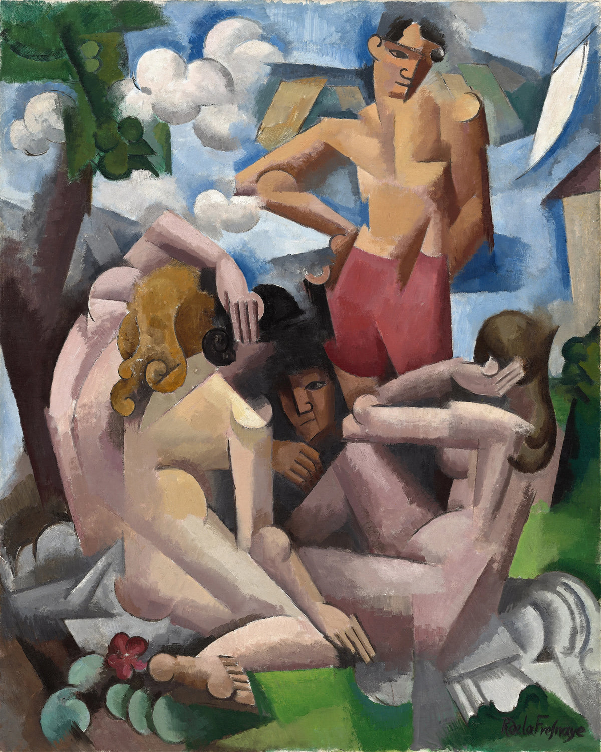 Roger de La Fresnaye - The Bathers (1912)