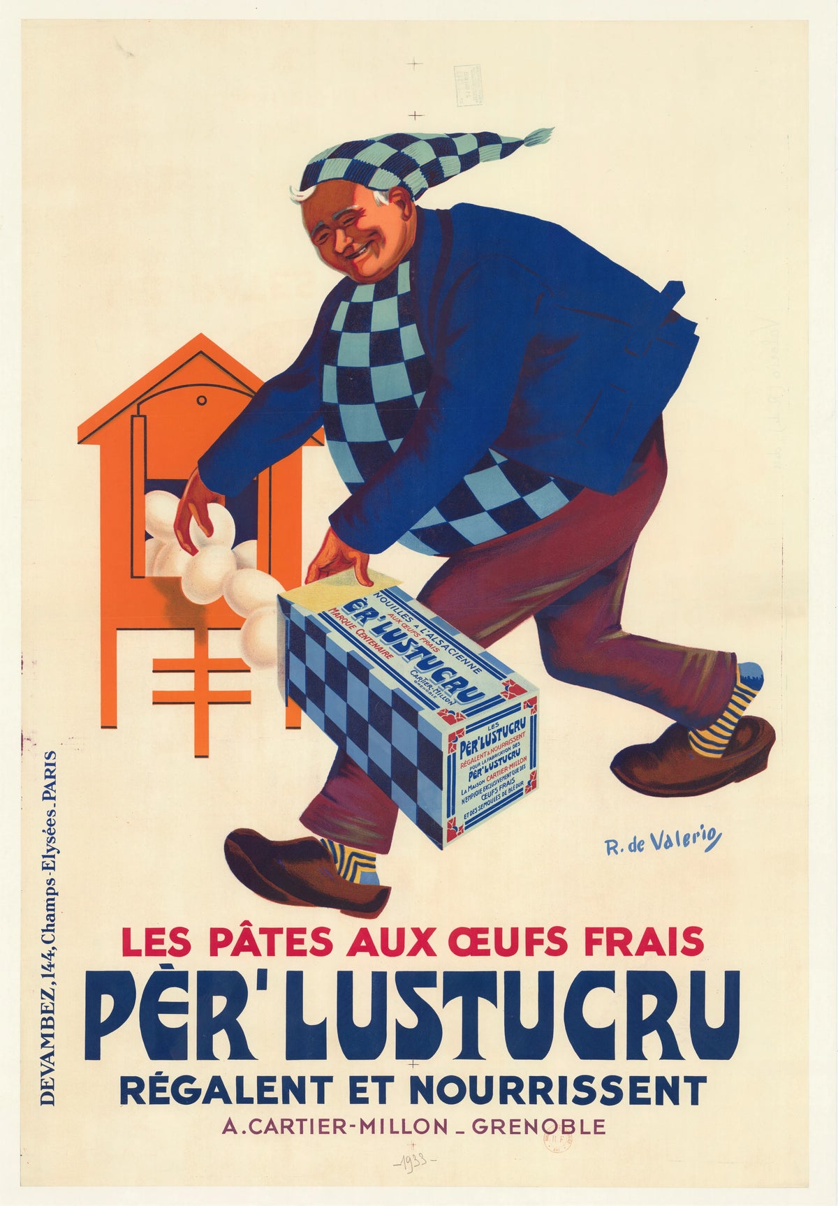 Roger de Valerio - Les Pâtes aux oeufs frais Per' Lustucru (1933)
