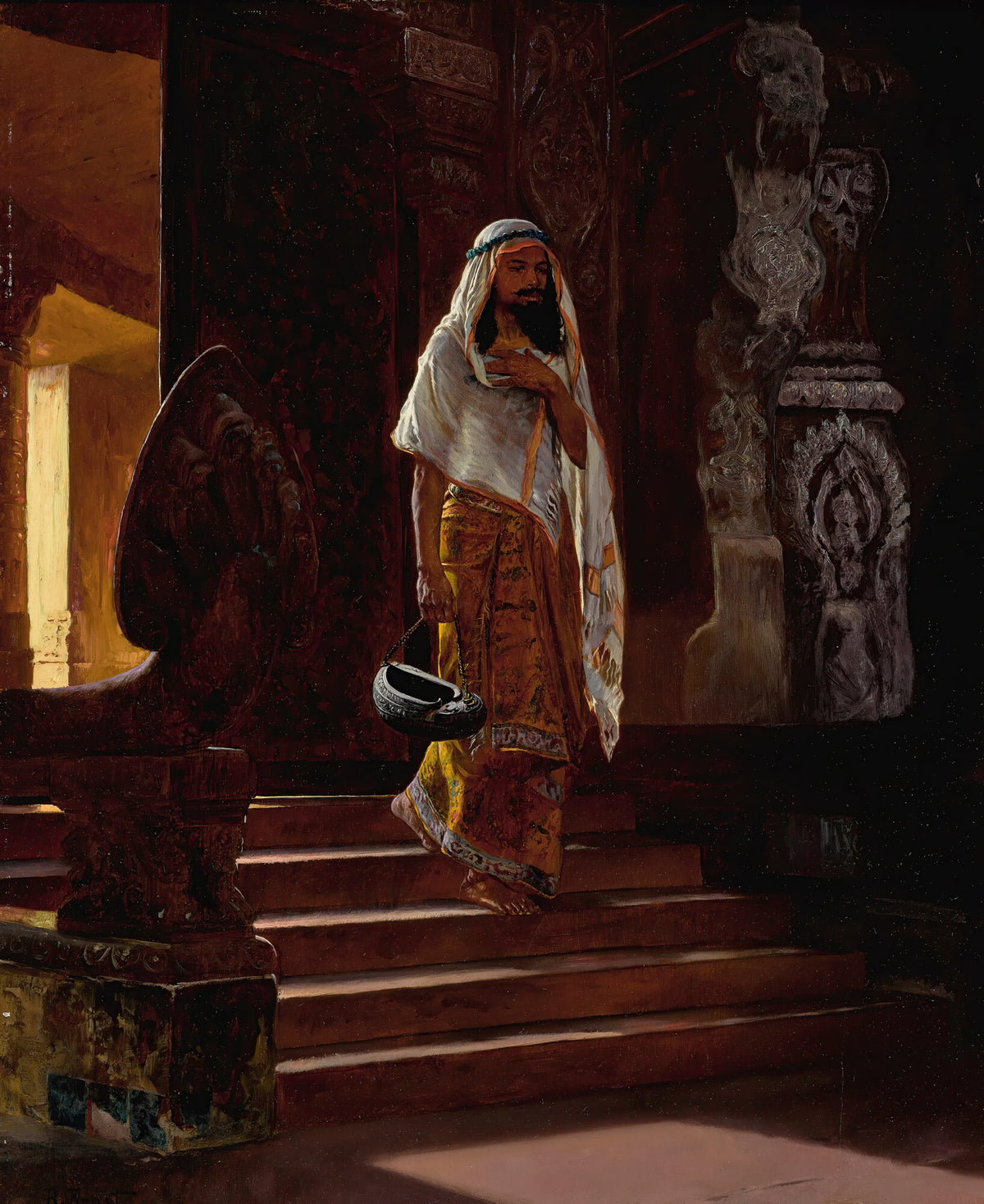 Rudolf Ernst - Entering The Temple