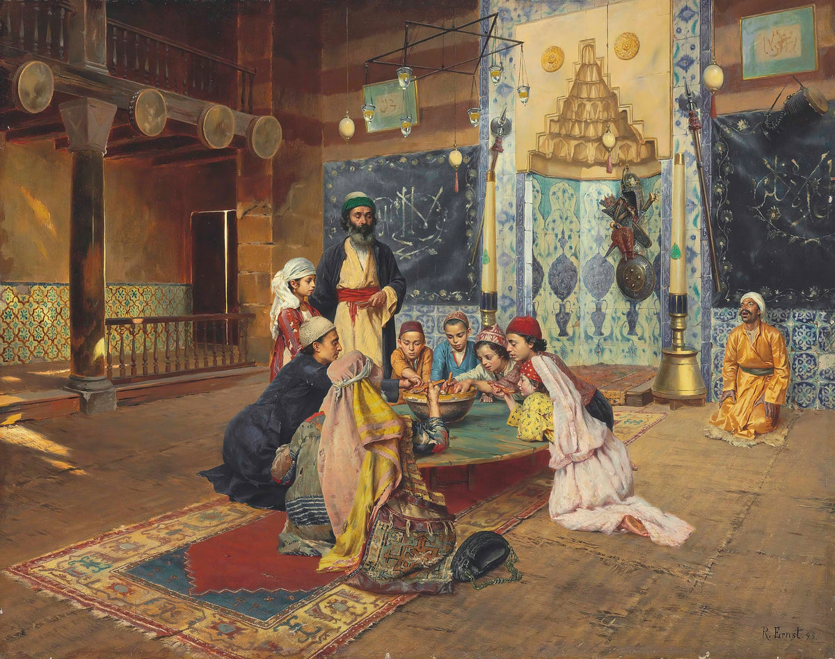 Rudolf Ernst - La Charité chez les derviches à Scutari