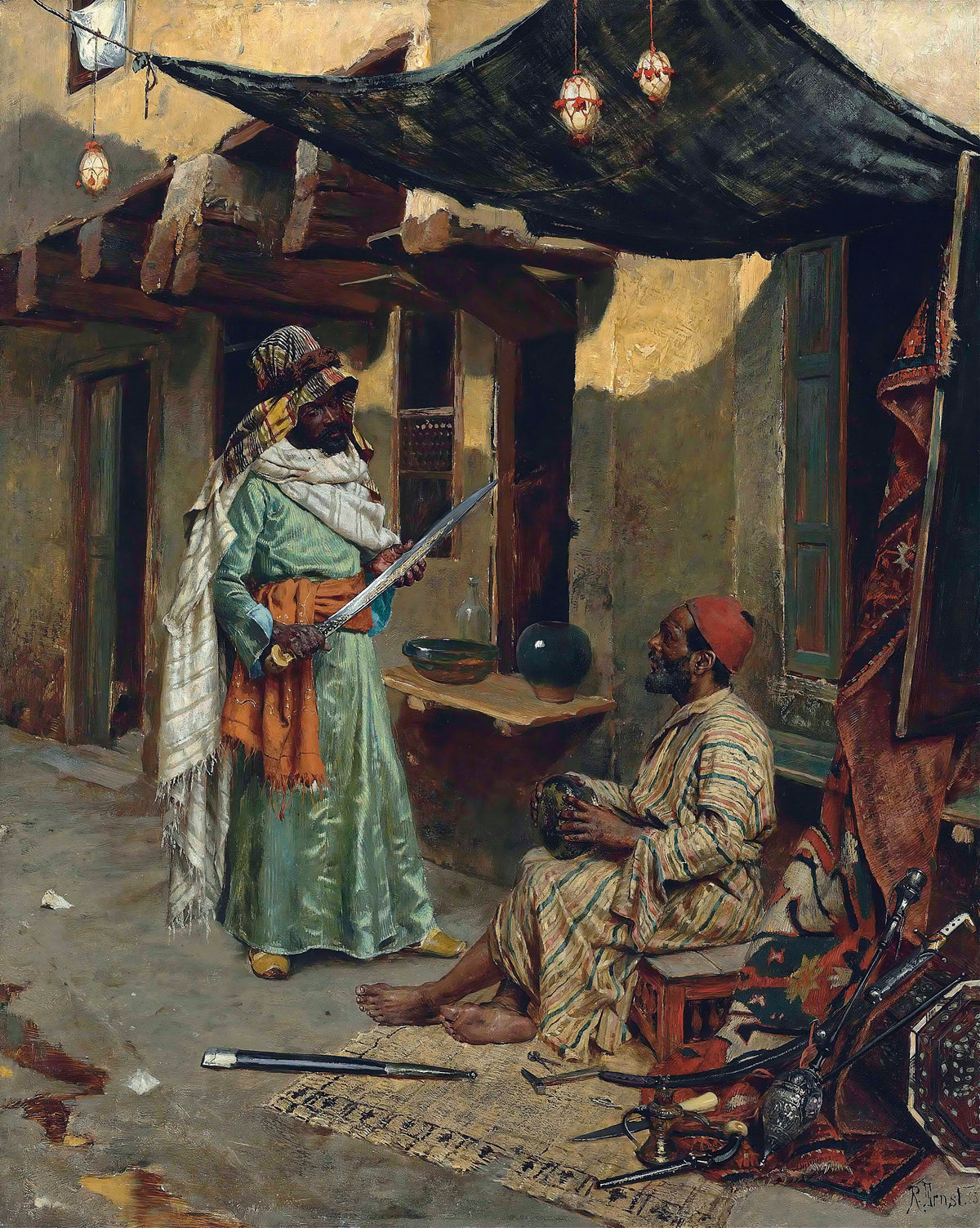 Rudolf Ernst - The Arms Merchant (1885)