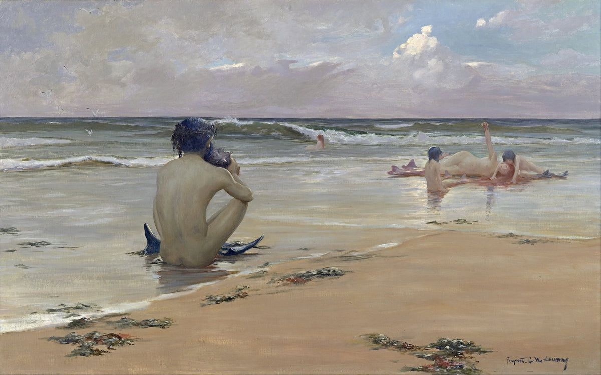 Rupert Bunny - Sea Idyll (circa 1891)