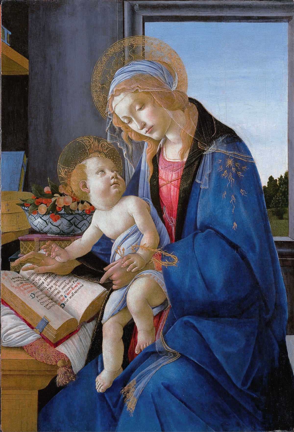 Sandro Botticelli - The Virgin and Child (The Madonna of the Book) (1480)