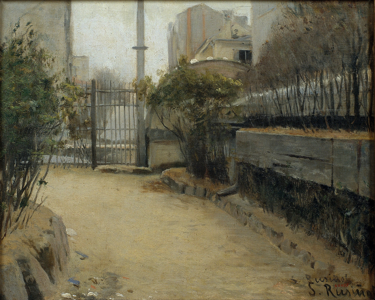 Santiago Rusiñol - Garden of Montmartre (from 1890 until 1891)