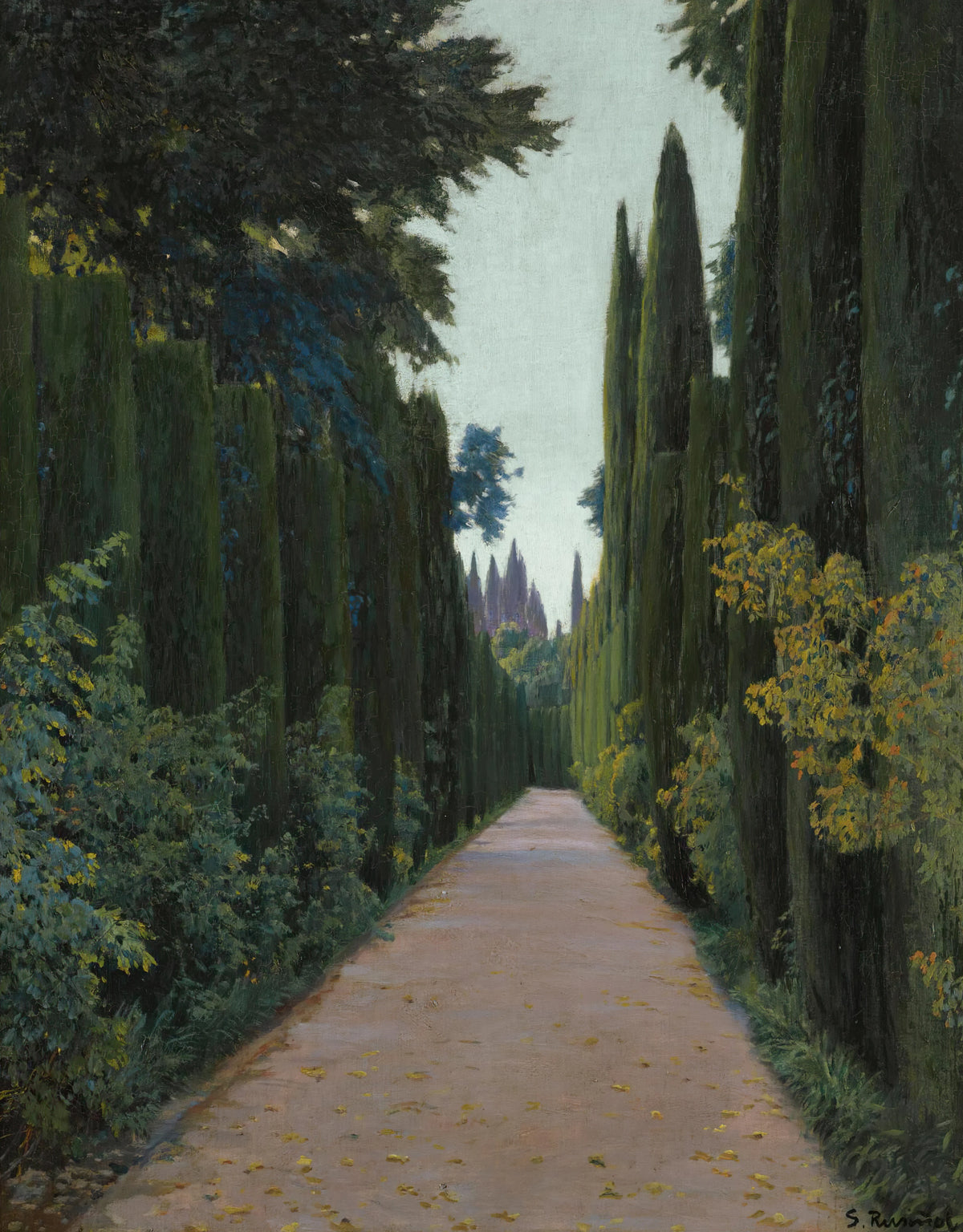 Santiago Rusiñol - Gardens Of The Generalife, Granada