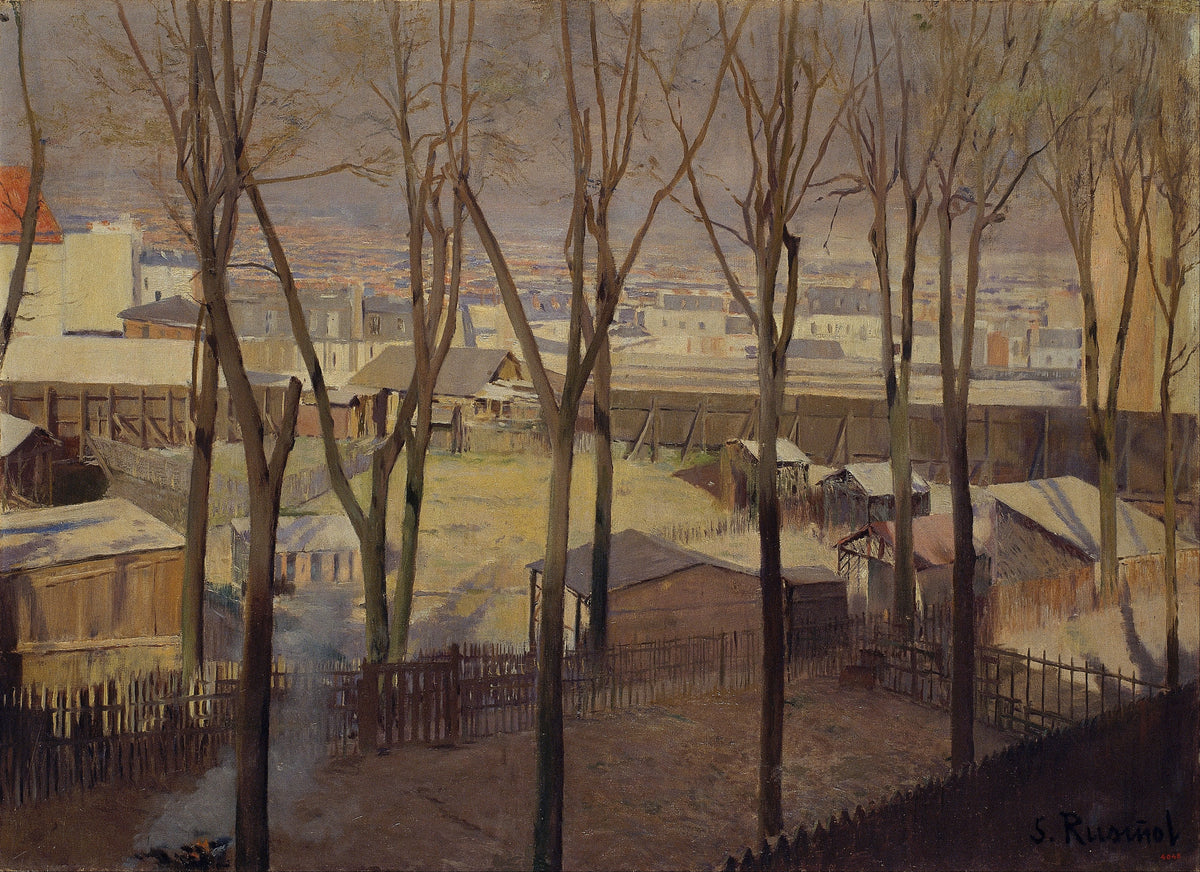 Santiago Rusiñol - La Butte (1892)