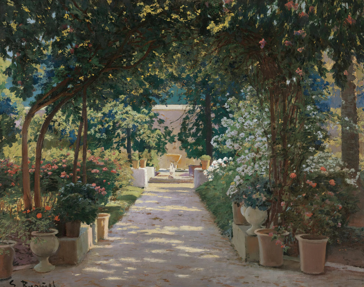 Santiago Rusiñol - Pati De Játiva (Terrace In Játiva, Valencia)