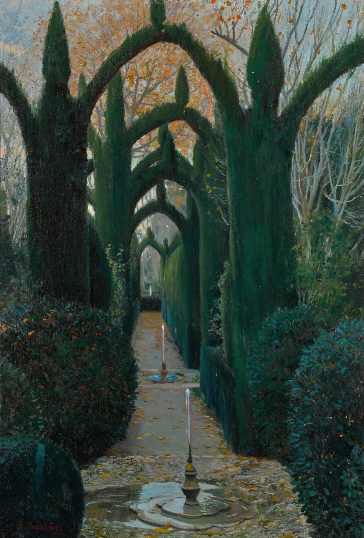 Santiago Rusiñol - The Generalife Gardens, Granada