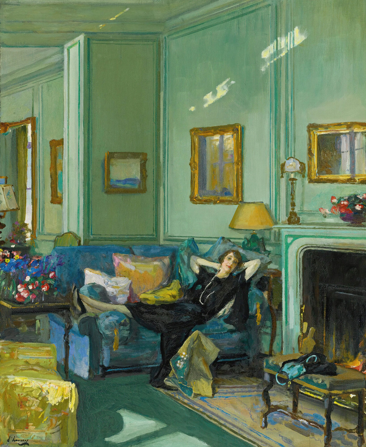 Sir John Lavery - Mrs. Osler (1929)
