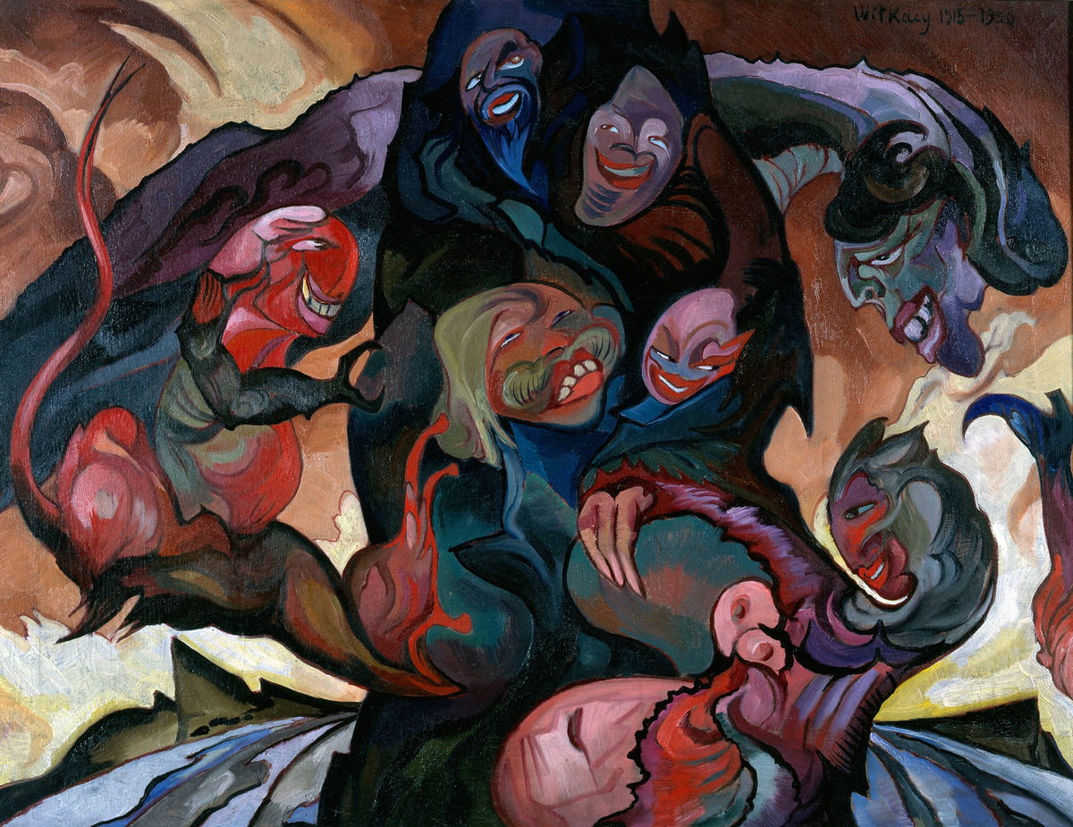 Stanisław Ignacy Witkiewicz - Fantastic composition (1915-1920)