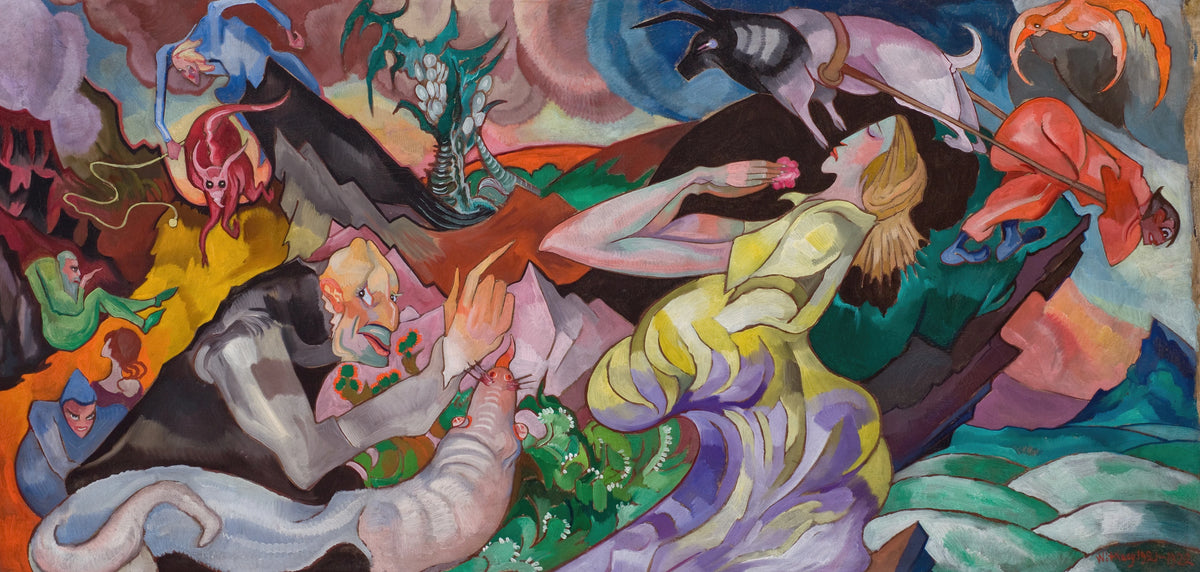 Stanisław Ignacy Witkiewicz - Temptation of St Anthony (1921-1922)