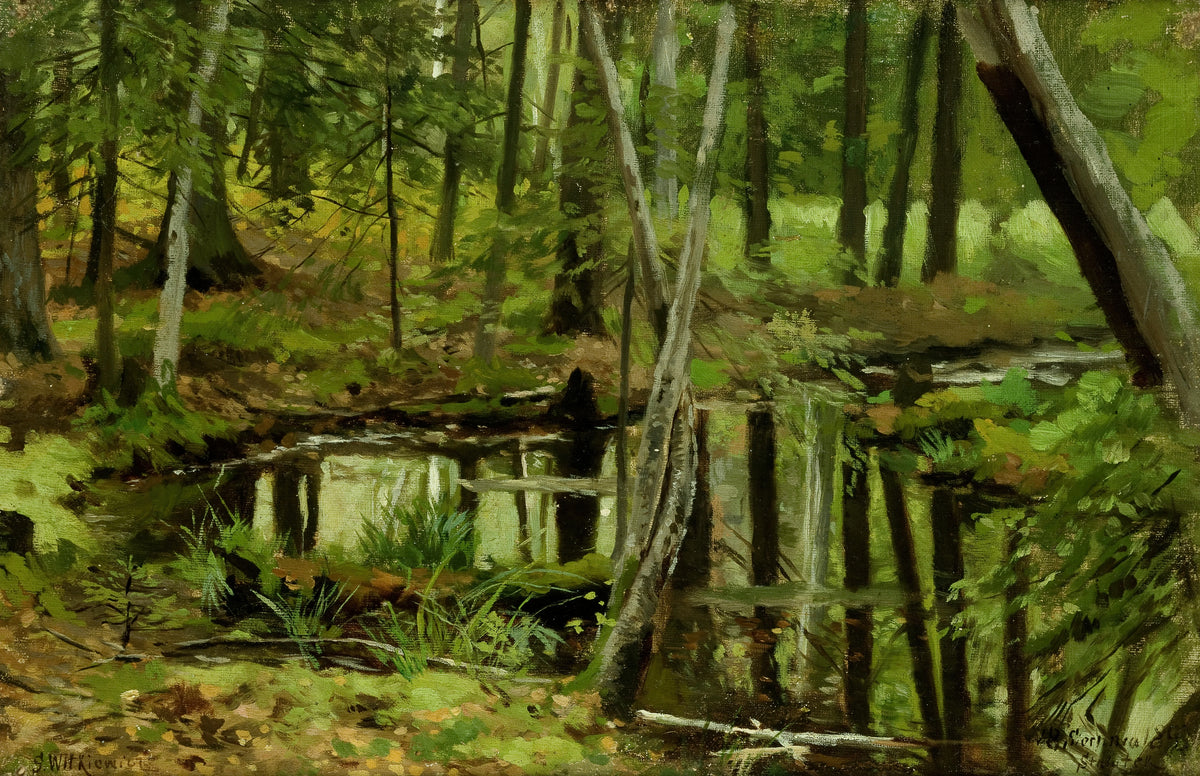 Stanisław Witkiewicz - Forest Wilderness (1895)