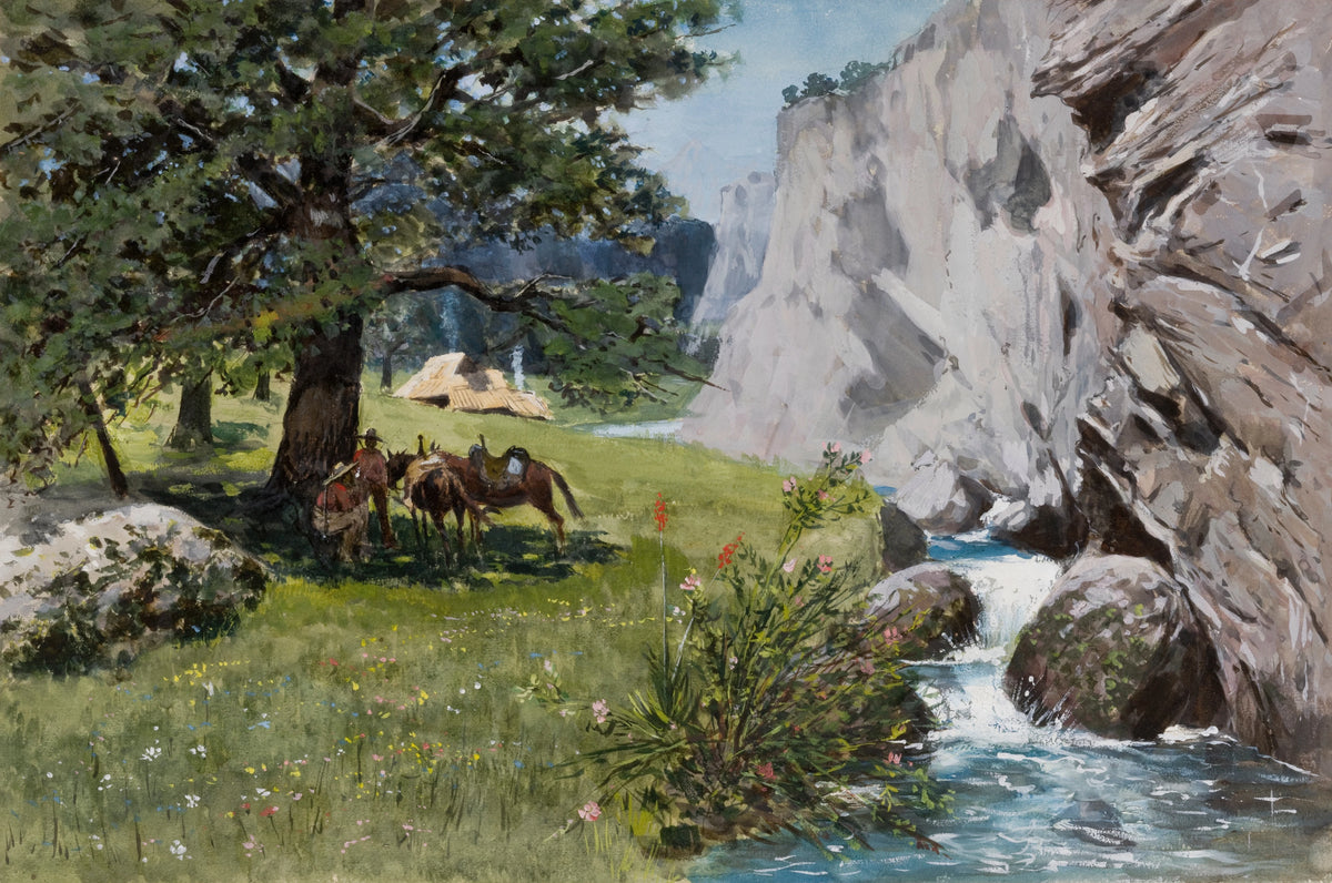Stanisław Witkiewicz - Rest under Rocks (1876)