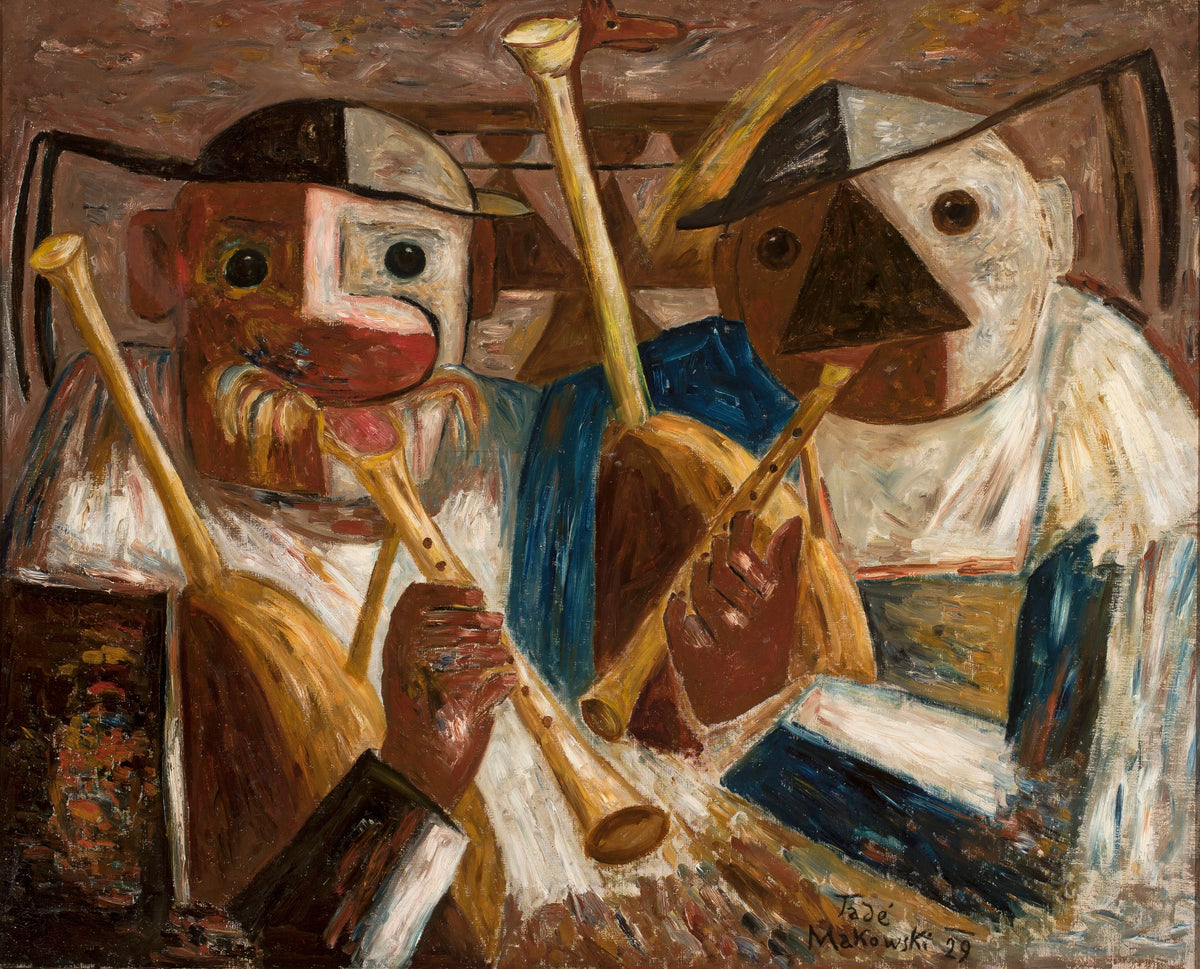 Tadeusz Makowski - Bagpiper (Joueurs de biniou) (1929)
