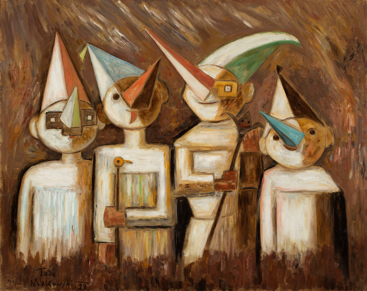 Tadeusz Makowski - Children in disguises (1929)