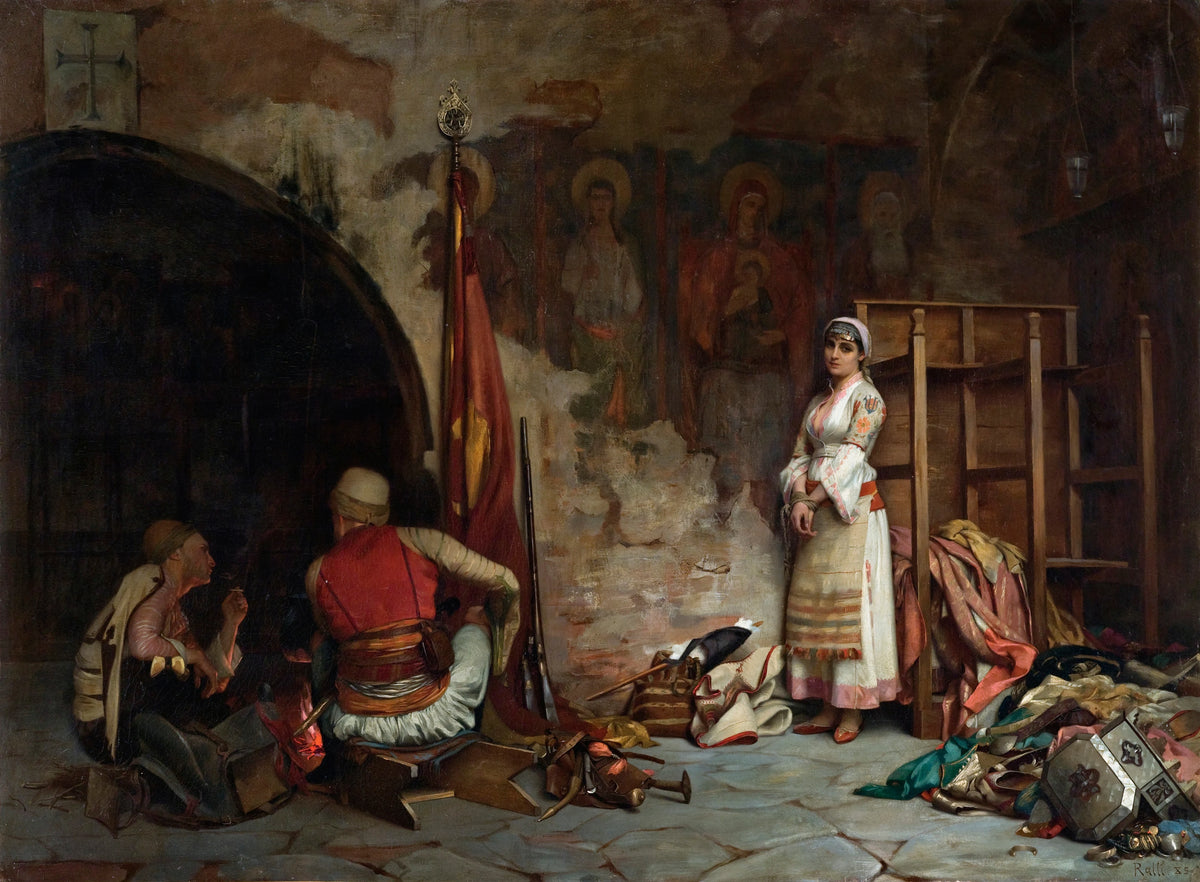 Theodoros Ralli - The Captive (Turkish Plunder) (1885)