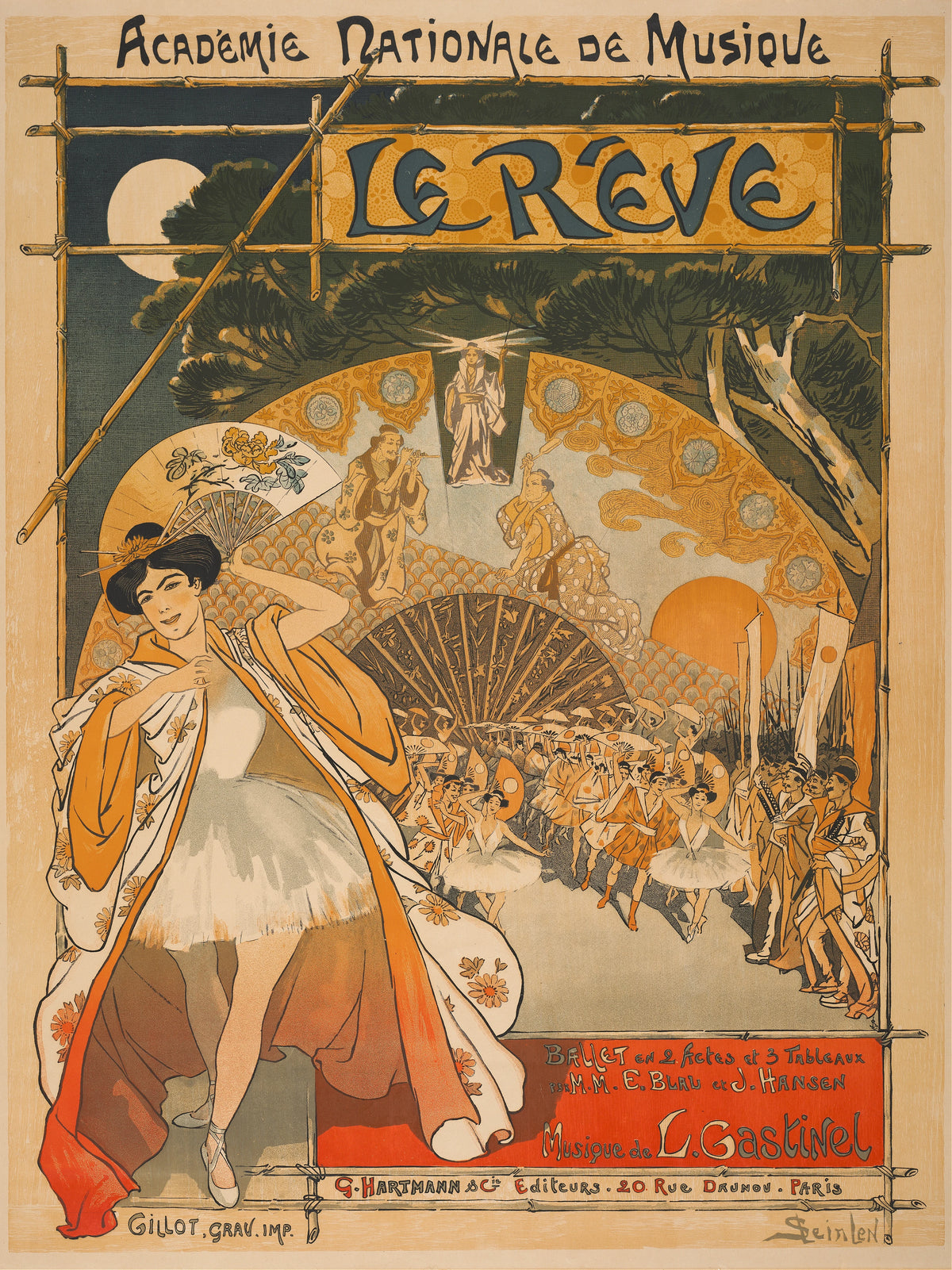 Théophile Alexandre Steinlen - The Dream (1891)