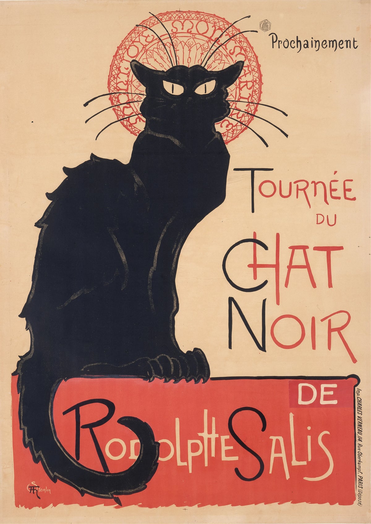 Théophile Alexandre Steinlen - Tournée du Chat Noir (1896)