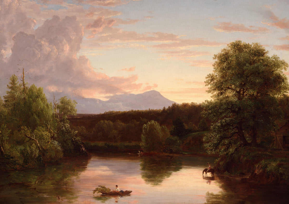 Thomas Cole - North Mountain and Catskill Creek (1838)