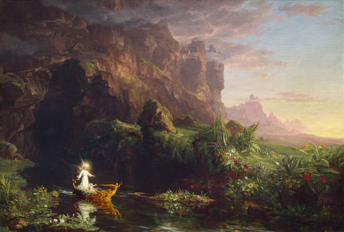 Thomas Cole - The Voyage of Life - Childhood (1842)