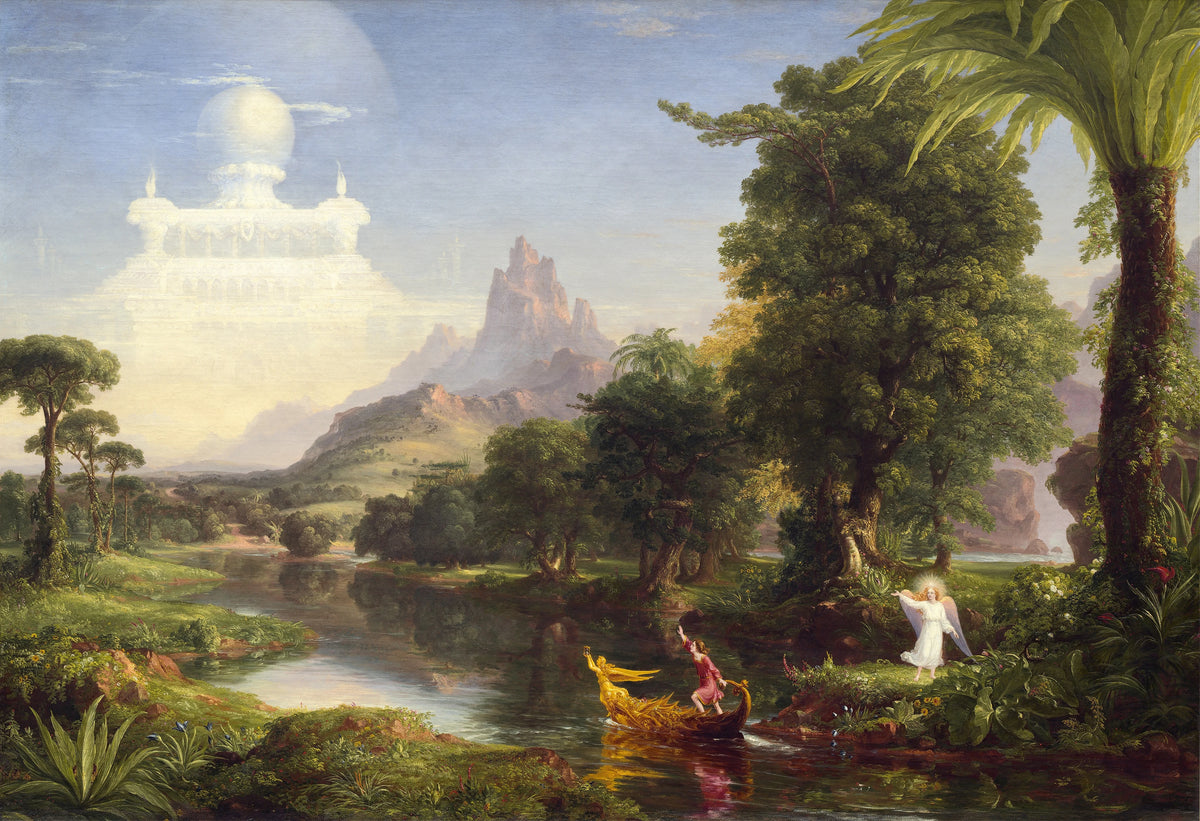 Thomas Cole - The Voyage of Life - Youth (1842)
