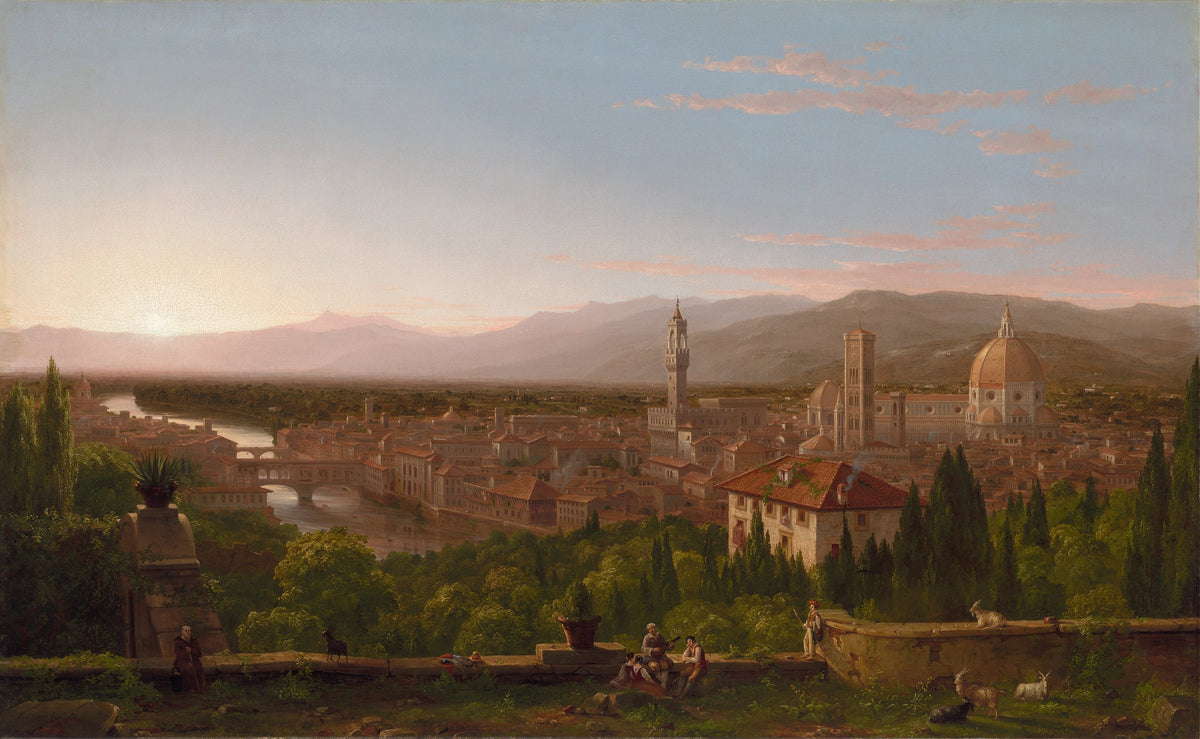 Thomas Cole - View of Florence (1837)