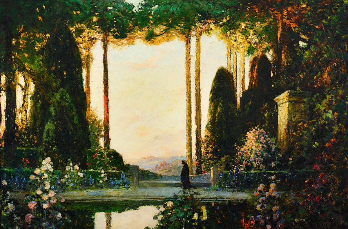 Thomas Edwin Mostyn - An enchanted garden (1923)
