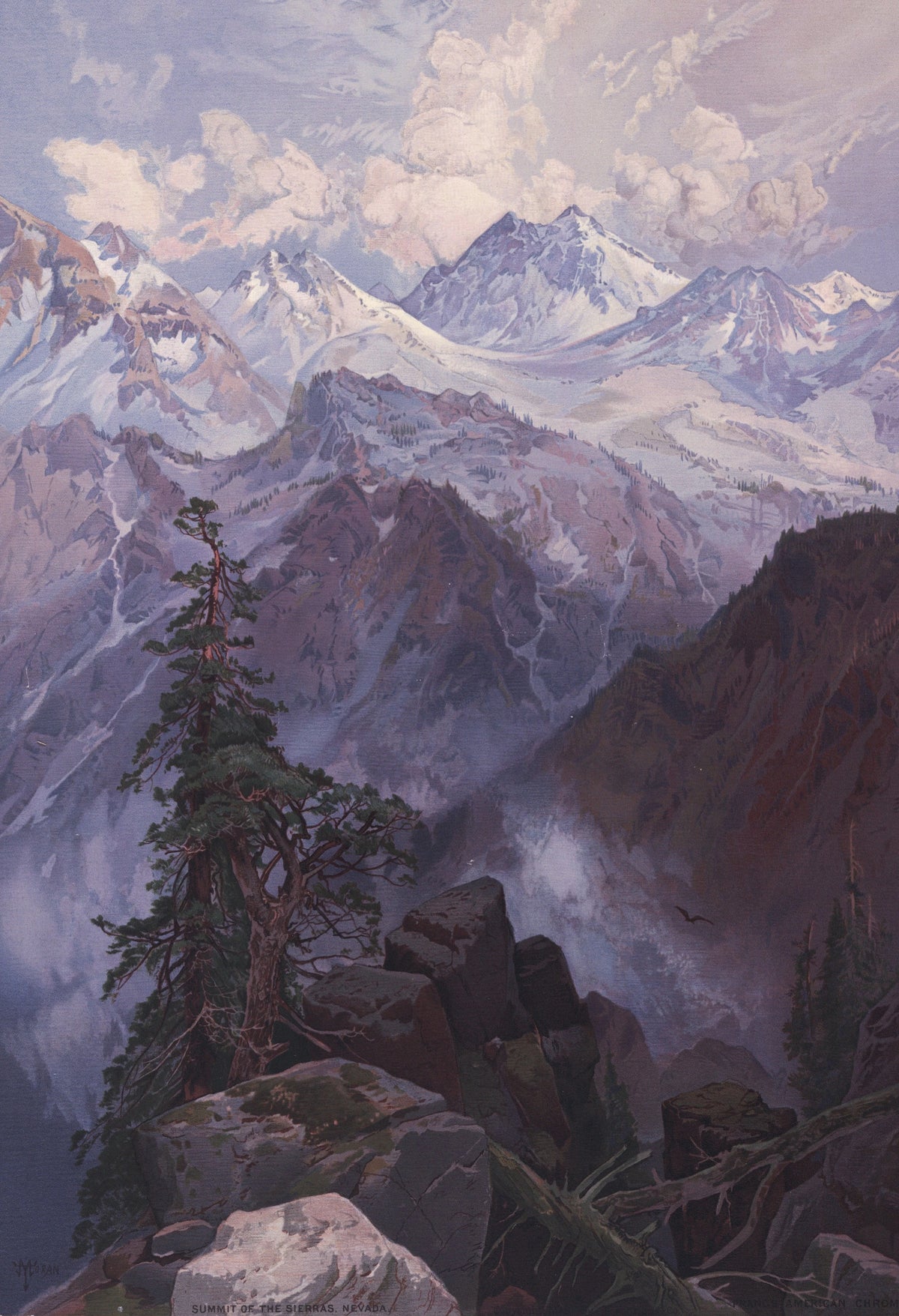 Thomas Moran - Summit of the Sierras, Nevada (1875)