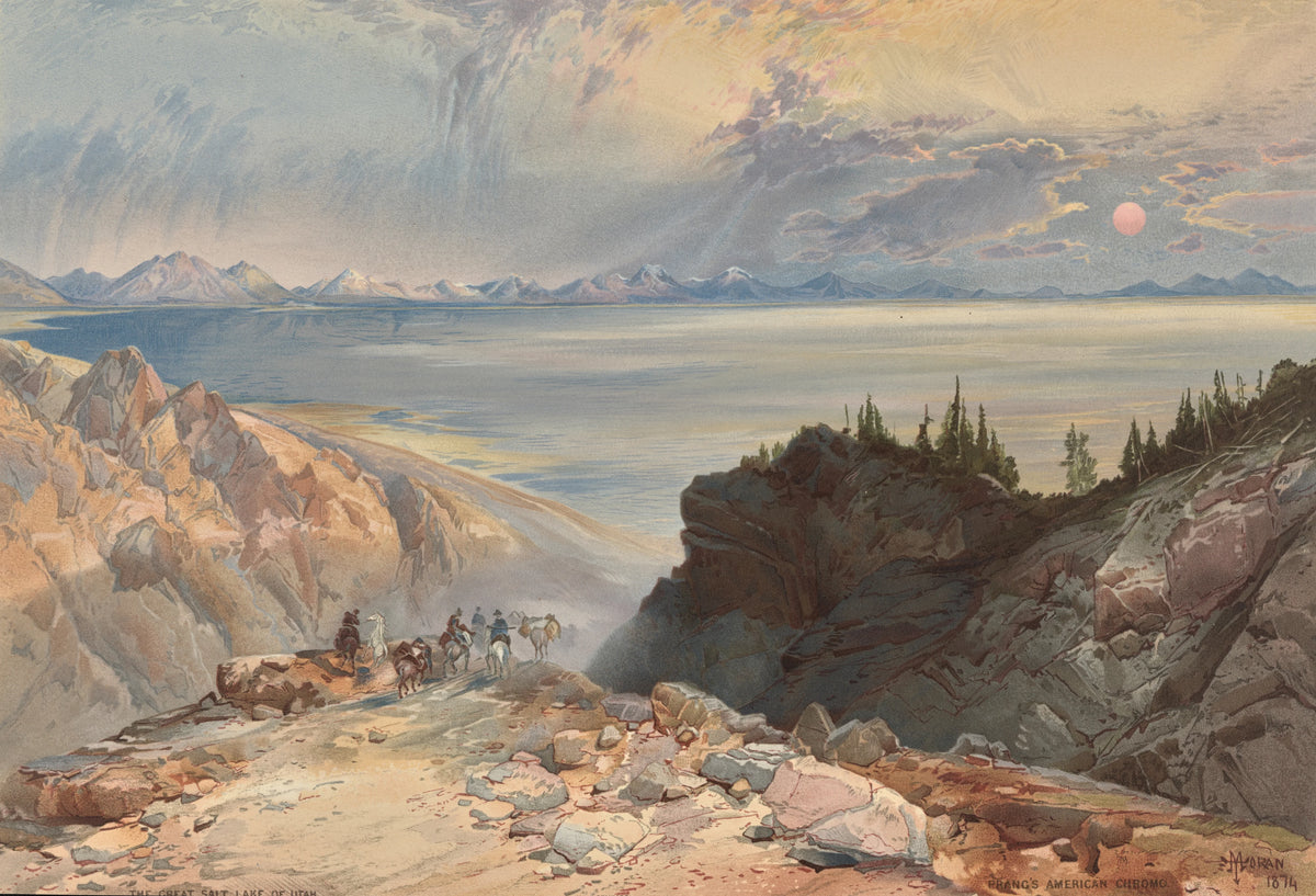 Thomas Moran - The Great Salt Lake of Utah (1875)